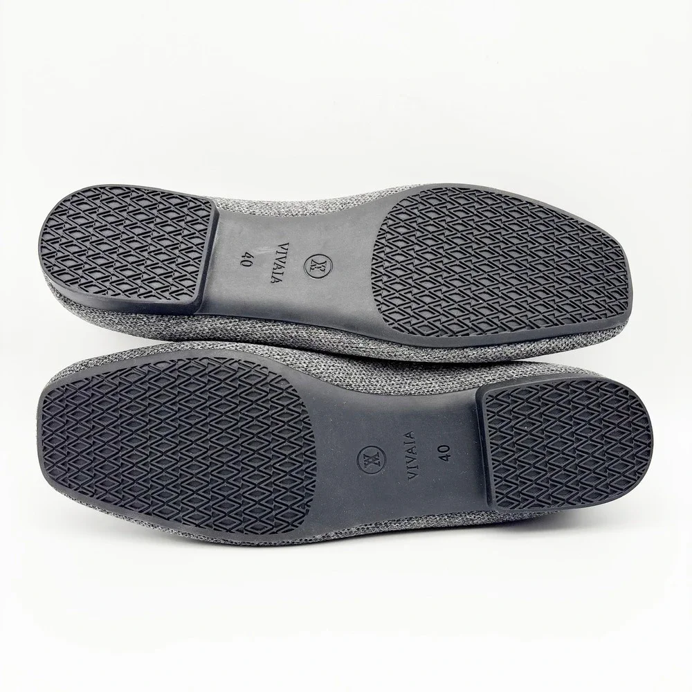 NWB Vivaia Sierra Slip On Washable Loafers in Gray Size 40 - Picture 12 of 16